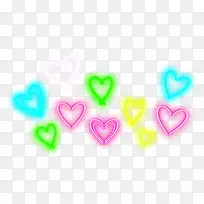 情人节美丽多彩爱心-空若网 情人节美丽多彩爱心-空若网