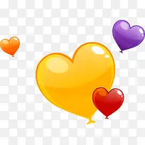 漂浮爱心气球-空若网 漂浮爱心气球-空若网