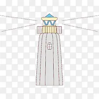 卡通灯塔-空若网 卡通灯塔-空若网