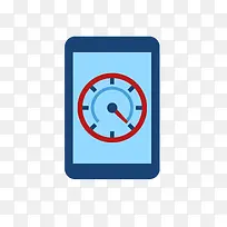 卡通矢量简约手机APP指南针-空若网 卡通矢量简约手机APP指南针-空若网