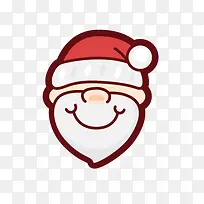 圣诞节圣诞老人卡通插画手绘-空若网 圣诞节圣诞老人卡通插画手绘-空若网