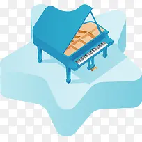 钢琴png矢量元素-空若网 钢琴png矢量元素-空若网