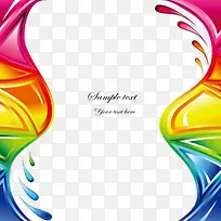 彩色曲线背景-空若网 彩色曲线背景-空若网