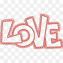 红色爱的艺术字-空若网 红色爱的艺术字-空若网