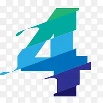 数字4的设计-空若网 数字4的设计-空若网