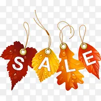 创意枫叶标签-空若网 创意枫叶标签-空若网