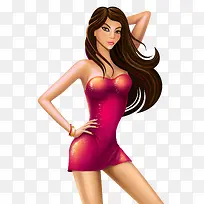 矢量时尚模特-空若网 矢量时尚模特-空若网