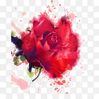 水彩玫瑰-空若网 水彩玫瑰-空若网
