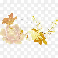 菊花背景海报PNG矢量元素-空若网 菊花背景海报PNG矢量元素-空若网