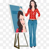 ����ɫ������Ů�ͻ���ʸ���ز�-������