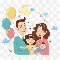 卡通手绘儿童节插画-空若网 卡通手绘儿童节插画-空若网