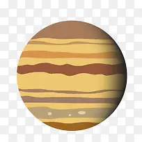 灰色圆弧扁平化木星元素-空若网 灰色圆弧扁平化木星元素-空若网