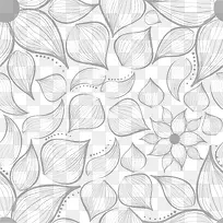 卡通手绘树叶底纹-空若网 卡通手绘树叶底纹-空若网