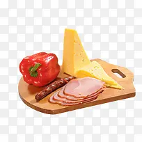 红色美味的食物砧板上切片的西班-空若网 红色美味的食物砧板上切片的西班-空若网
