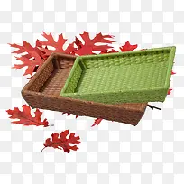 实物长方形竹筐-空若网 实物长方形竹筐-空若网