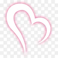 粉色光效爱心装饰-空若网 粉色光效爱心装饰-空若网