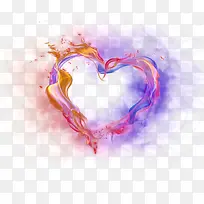梦幻爱心光效-空若网 梦幻爱心光效-空若网