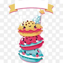 卡通马卡龙-空若网 卡通马卡龙-空若网