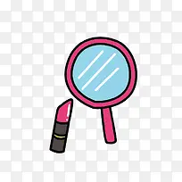 卡通口红镜子-空若网 卡通口红镜子-空若网