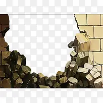 创意时尚墙体裂口元素-空若网 创意时尚墙体裂口元素-空若网