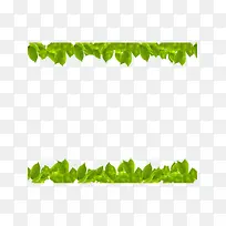 好看的绿色树叶边框-空若网 好看的绿色树叶边框-空若网