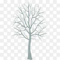 简约灰色大树-空若网 简约灰色大树-空若网