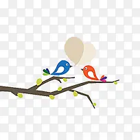 树枝上的小鸟-空若网 树枝上的小鸟-空若网