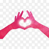 爱心手势-空若网 爱心手势-空若网