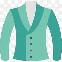 矢量图蓝色的外套-空若网 矢量图蓝色的外套-空若网