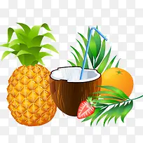 水果素材矢量图-空若网 水果素材矢量图-空若网