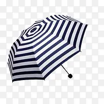 蓝条纹折叠伞-空若网 蓝条纹折叠伞-空若网