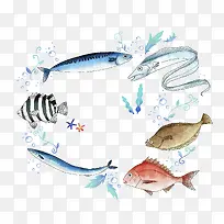 手绘海洋馆-空若网 手绘海洋馆-空若网