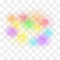 多彩清新烟花-空若网 多彩清新烟花-空若网