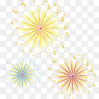 黄色节庆闪耀烟花-空若网 黄色节庆闪耀烟花-空若网