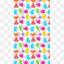 卡通彩色背景-空若网 卡通彩色背景-空若网