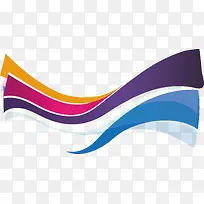 彩色波浪花纹-空若网 彩色波浪花纹-空若网