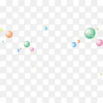 漂浮缤纷彩色圆球-空若网 漂浮缤纷彩色圆球-空若网