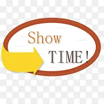 红白色椭圆展示时间促销招牌-空若网 红白色椭圆展示时间促销招牌-空若网