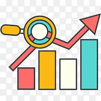 矢量数据趋势分析图标元素-空若网 矢量数据趋势分析图标元素-空若网