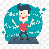 卡通手绘元素-空若网 卡通手绘元素-空若网