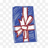 手绘卡通礼物盒-空若网 手绘卡通礼物盒-空若网