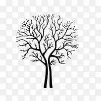 手绘枯树-空若网 手绘枯树-空若网