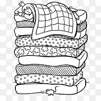 简笔画豌豆公主-空若网 简笔画豌豆公主-空若网