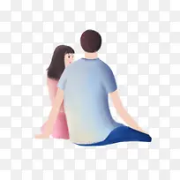 彩色扁平化恋爱卡通插画-空若网 彩色扁平化恋爱卡通插画-空若网