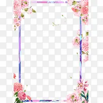 小清新花朵花束边框-空若网 小清新花朵花束边框-空若网