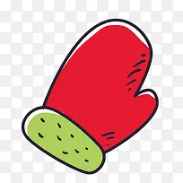 红绿色卡通冬季手套-空若网 红绿色卡通冬季手套-空若网