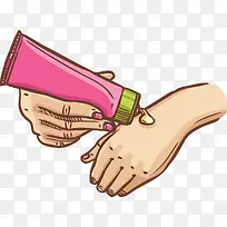 手部护理粉色护手霜-空若网 手部护理粉色护手霜-空若网