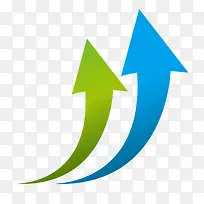 彩色扁平化箭头分析元素-空若网 彩色扁平化箭头分析元素-空若网