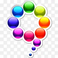 多彩圆形对话框-空若网 多彩圆形对话框-空若网