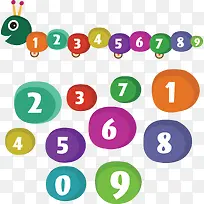 卡通彩色数字小球-空若网 卡通彩色数字小球-空若网